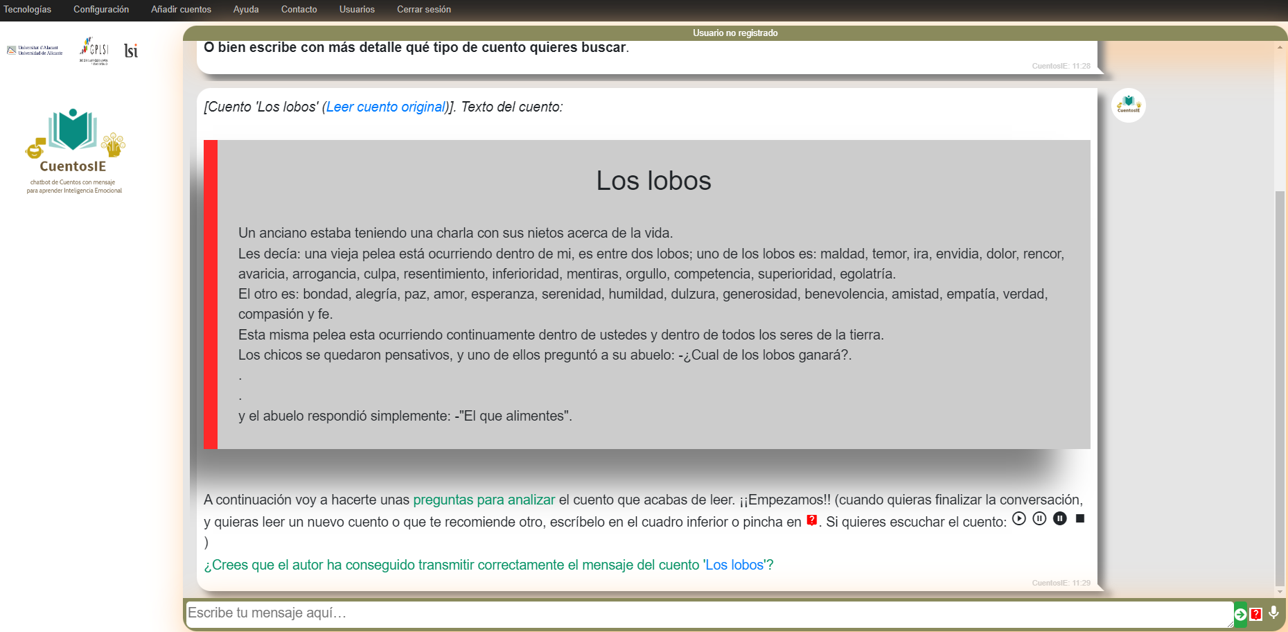 Programa dedicado a CuentosIE en AlacantíTV